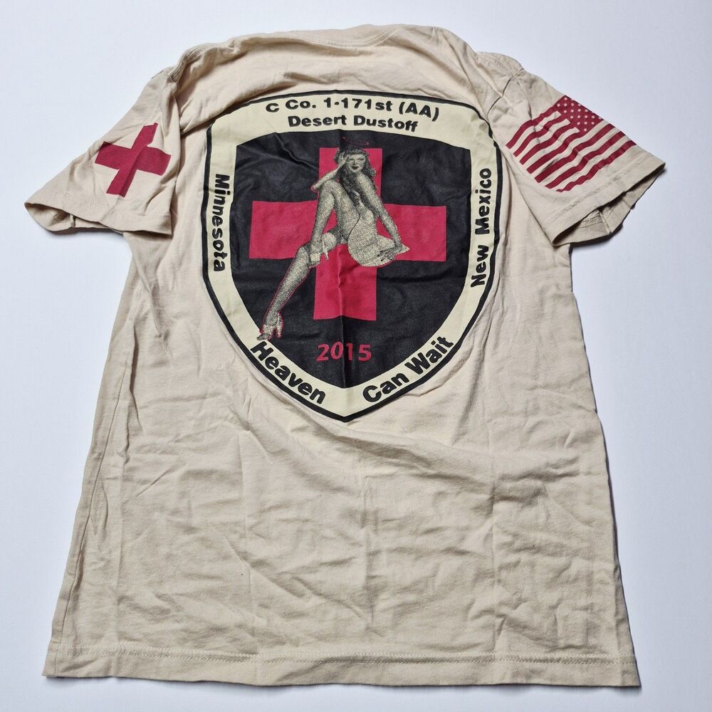 Grunt Style Shirt Small C Co 1-171st Desert Dustoff Taji Iraq 2015 Army Medevac